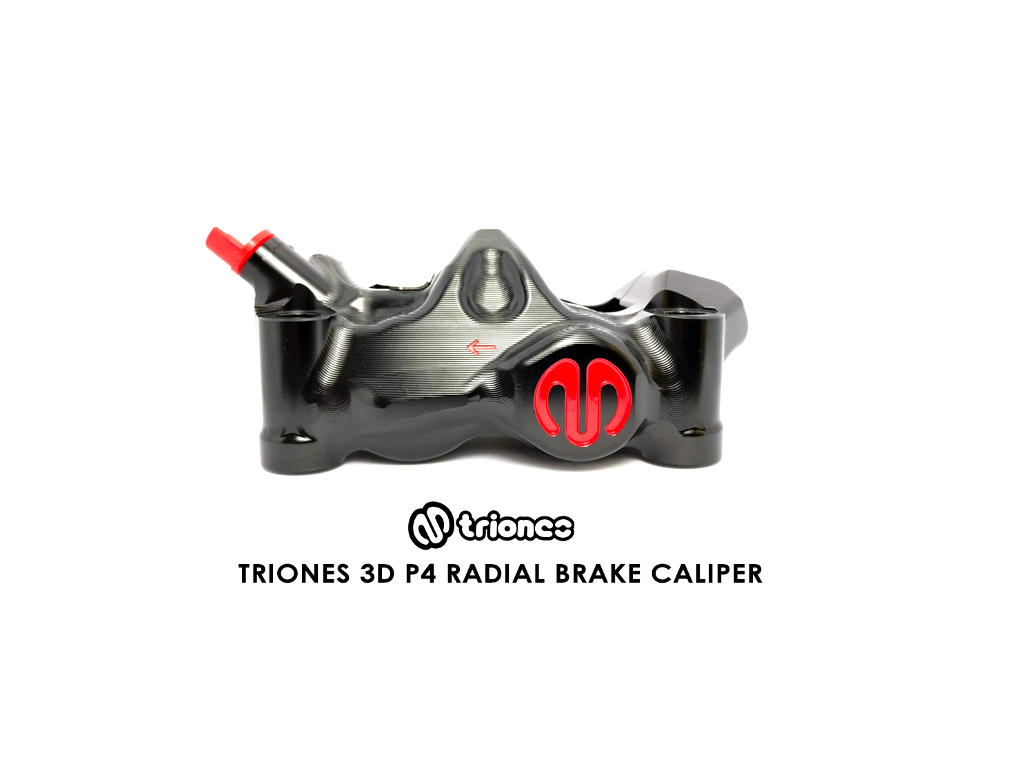 3D CNC全切削輻射對四卡鉗3D CNC P4 Radial Brake Caliper – TRIONES